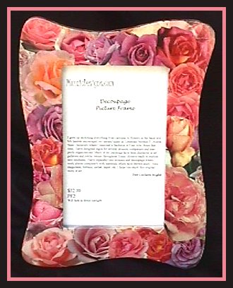 Rose Picture Frame