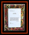Floral Picture Frame