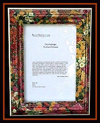 Floral Picture Frame