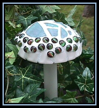 Mushroom Plant Stake